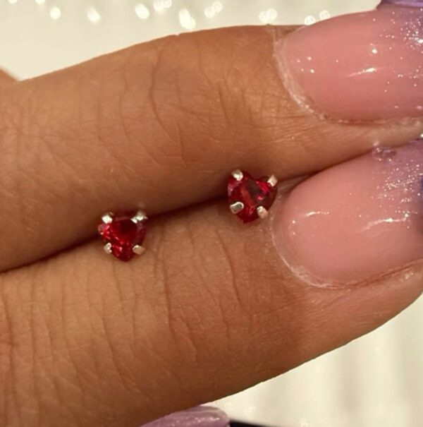 Red Heart Earrings