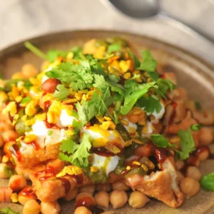 Papdi or Samosa Chaat